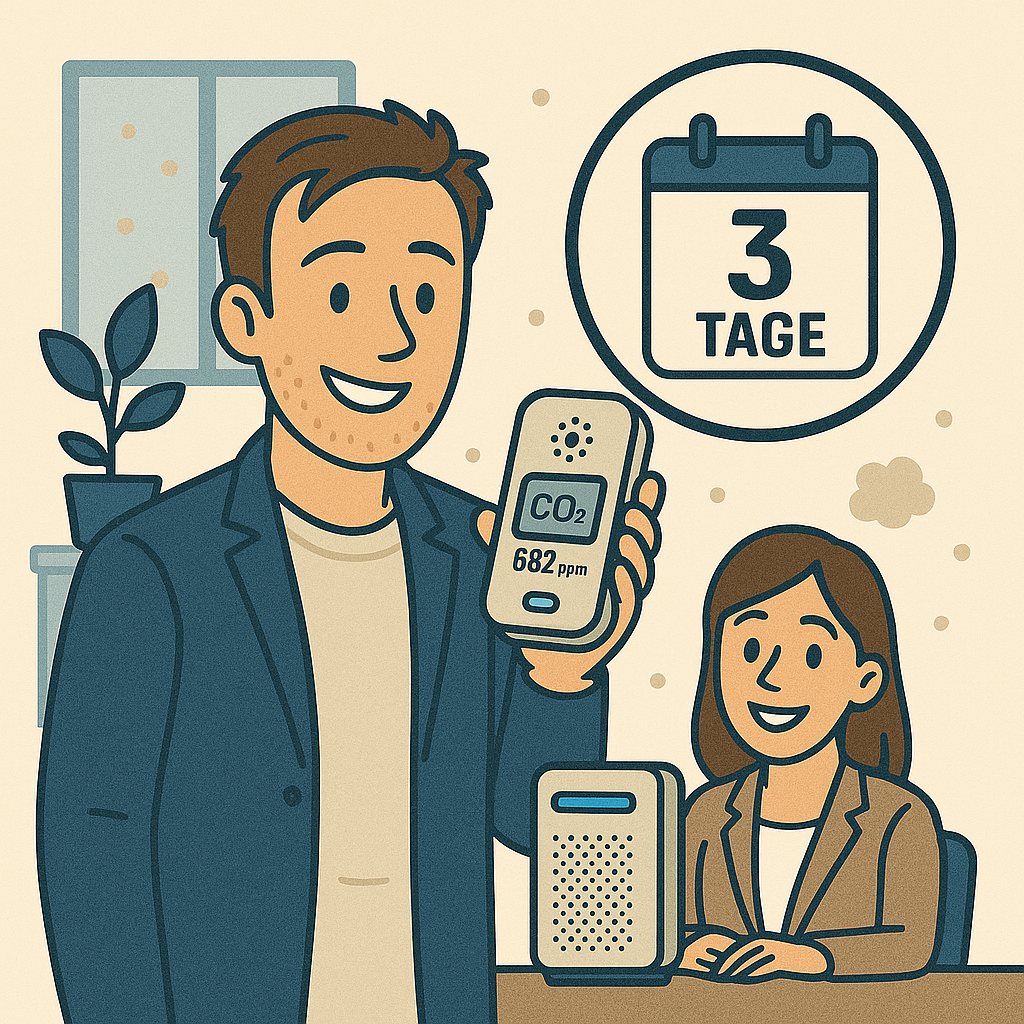 Air-Q Raumklima-Messung